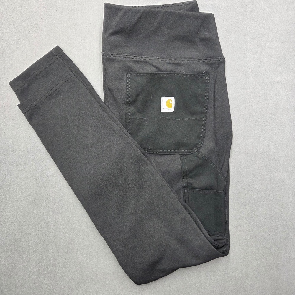 Carhartt Force Fitted Utility Leggings Womens Medium Black Work Pants 102482